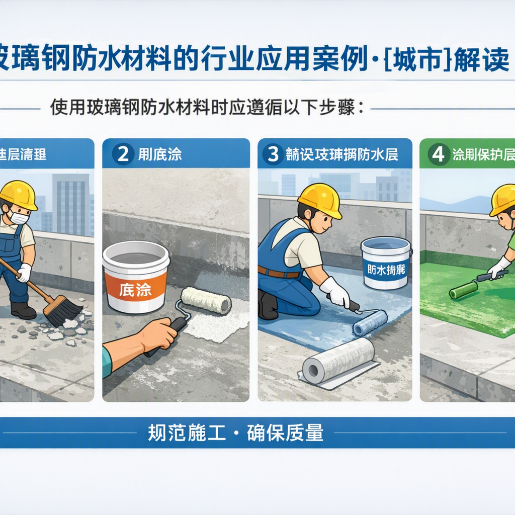 玻璃钢防水材料的行业应用案例，阿克苏解读